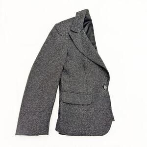 Gruppo B. Grainy Woven Textured Blazer 1-Button Size 48 Italy